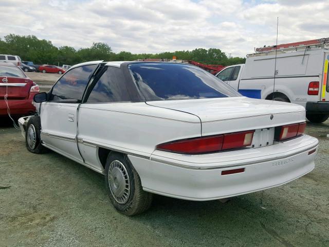 1G4NV15M5RC306384 - 1994 BUICK SKYLARK CU WHITE photo 3