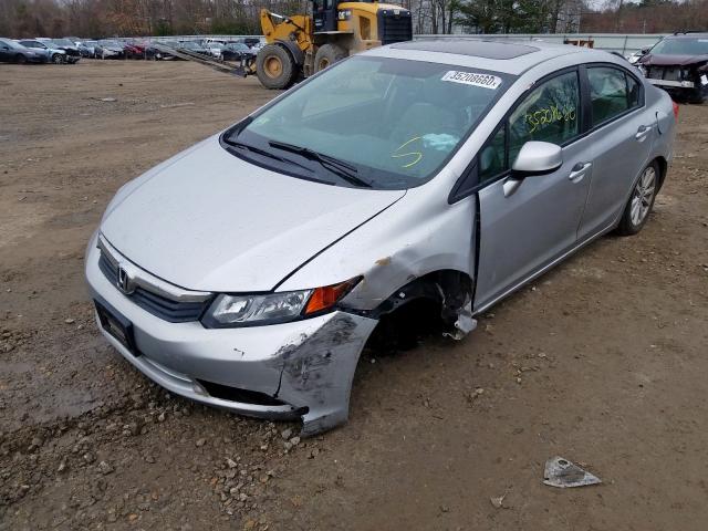 2HGFB2F9XCH526529 - 2012 HONDA CIVIC EXL  照片 2