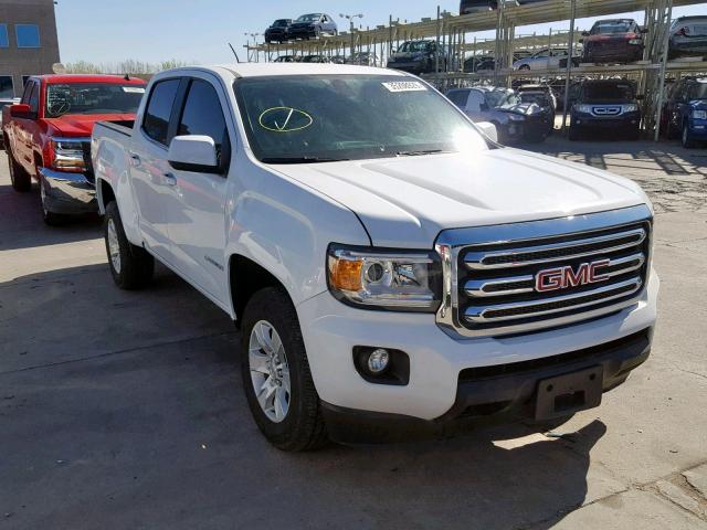 1GTG6CEN6H1189312 - 2017 GMC CANYON SLE WHITE photo 1