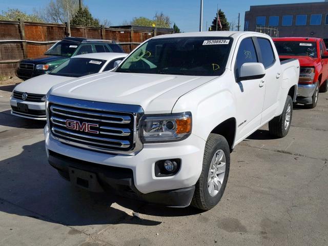 1GTG6CEN6H1189312 - 2017 GMC CANYON SLE WHITE photo 2