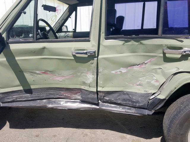 1JCMT7844JT083763 - 1988 JEEP CHEROKEE L GREEN photo 10