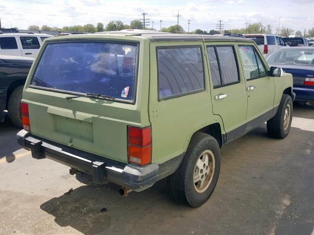 1JCMT7844JT083763 - 1988 JEEP CHEROKEE L GREEN photo 4