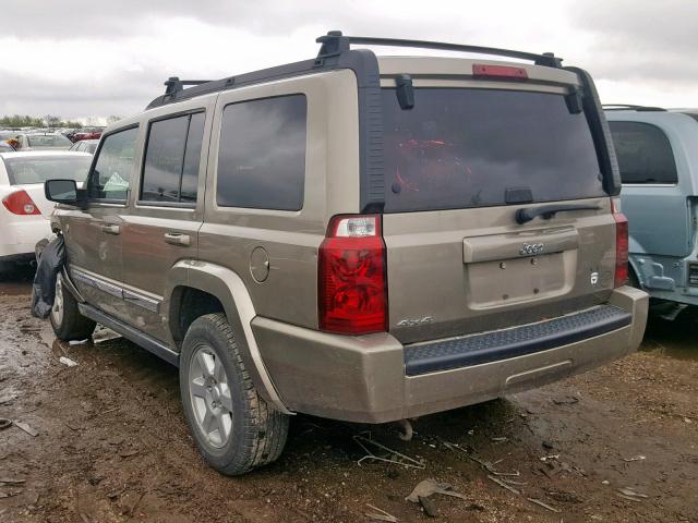 1J8HG48N66C265205 - 2006 JEEP COMMANDER GOLD photo 3