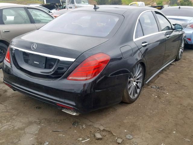 WDDUG8CBXGA224301 - 2016 MERCEDES-BENZ S 550 BLACK photo 4