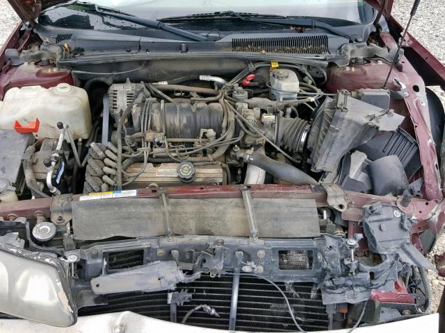 1G2HY54K5Y4249276 - 2000 PONTIAC BONNEVILLE BURGUNDY photo 7