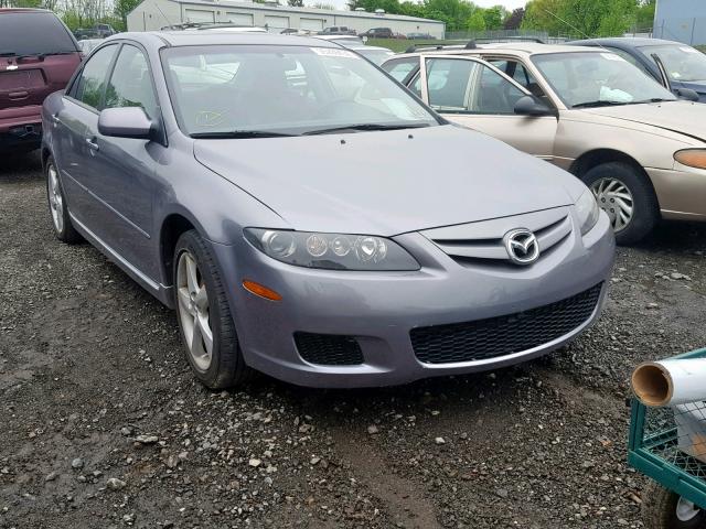 1YVHP80D075M25385 - 2007 MAZDA 6 S GRAY photo 1