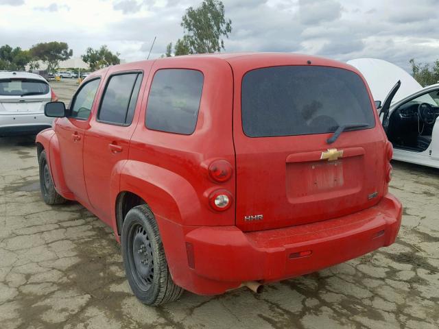 3GNBAAFW3BS606855 - 2011 CHEVROLET HHR LS RED photo 3