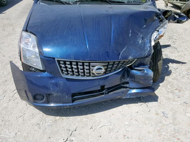 3N1AB61E87L629288 - 2007 NISSAN SENTRA 2.0 BLUE photo 7