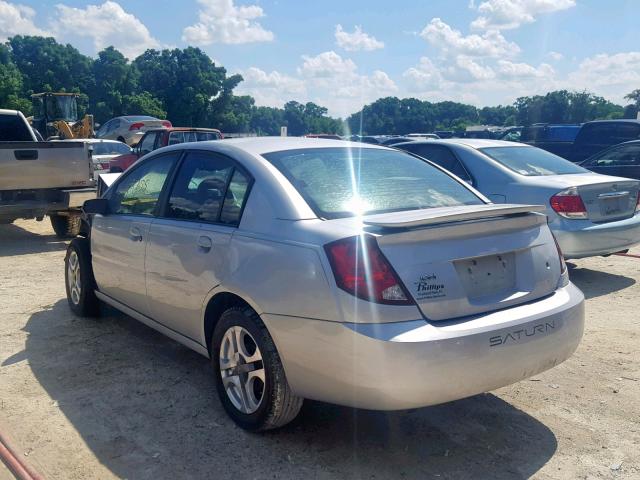 1G8AL52F63Z170819 - 2003 SATURN ION LEVEL SILVER photo 3