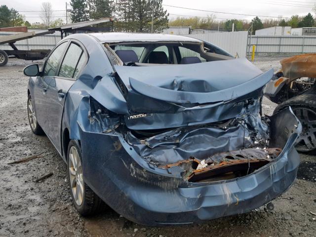 JM1BL1S63A1173644 - 2010 MAZDA 3 S BLUE photo 3