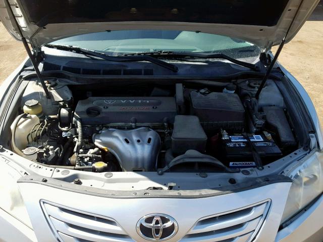 JTNBE46K473011355 - 2007 TOYOTA CAMRY NEW SILVER photo 7