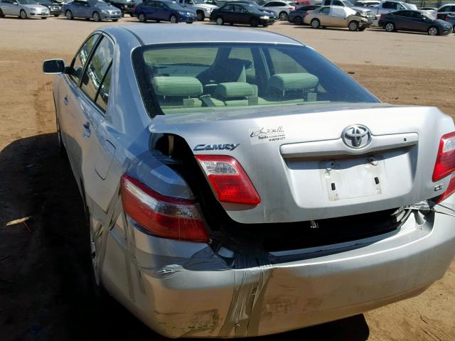 JTNBE46K473011355 - 2007 TOYOTA CAMRY NEW SILVER photo 9