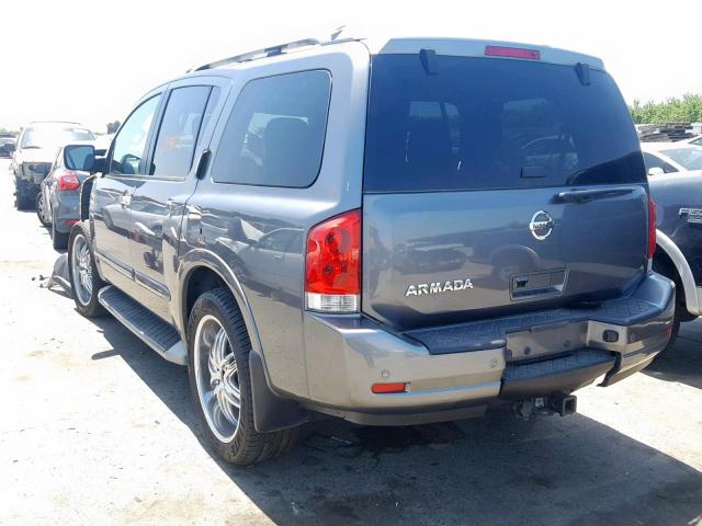 5N1AA0ND7EN605037 - 2014 NISSAN ARMADA SV CHARCOAL photo 3