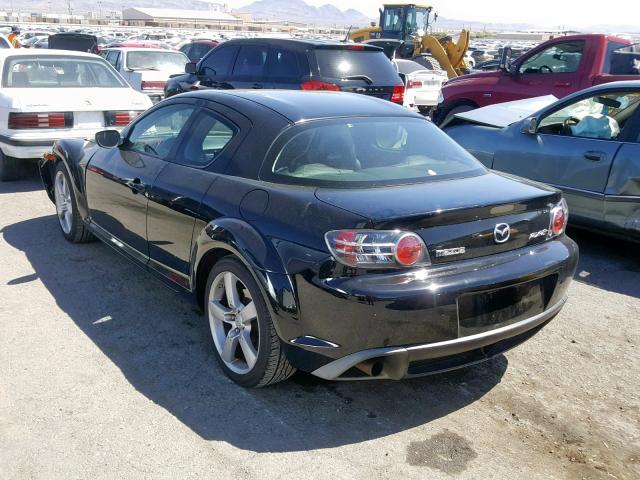 JM1FE173840100628 - 2004 MAZDA RX8 BLACK photo 3