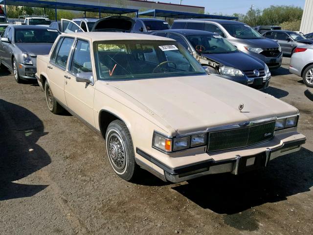 1G6CB698XF4297897 - 1985 CADILLAC FLEETWOOD CREAM photo 1