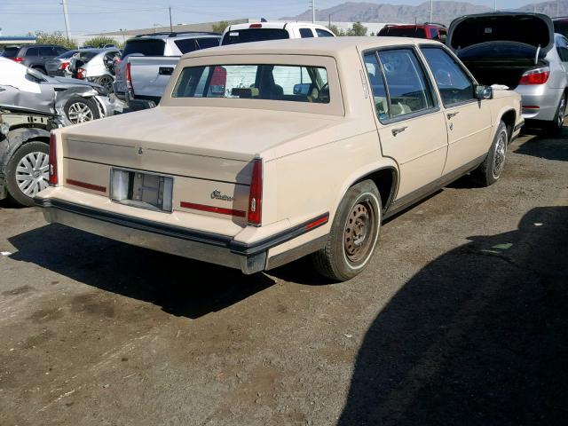 1G6CB698XF4297897 - 1985 CADILLAC FLEETWOOD CREAM photo 4