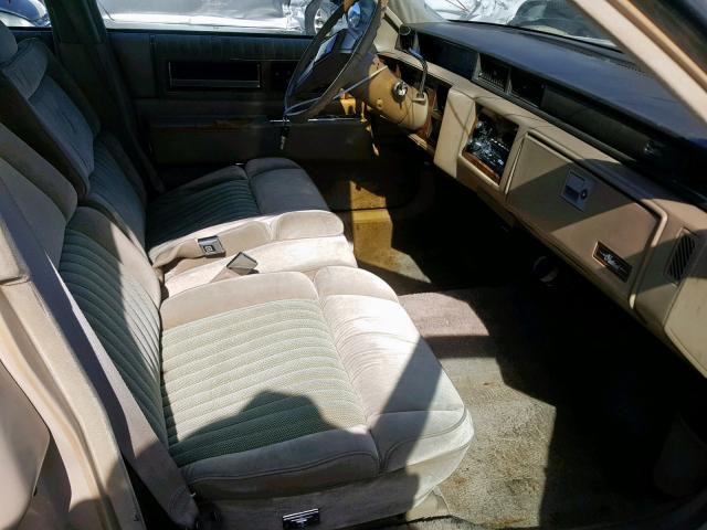 1G6CB698XF4297897 - 1985 CADILLAC FLEETWOOD CREAM photo 5