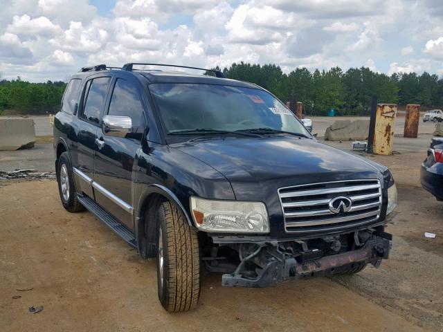 5N3AA08A24N808277 - 2004 INFINITI QX56 BLACK photo 1