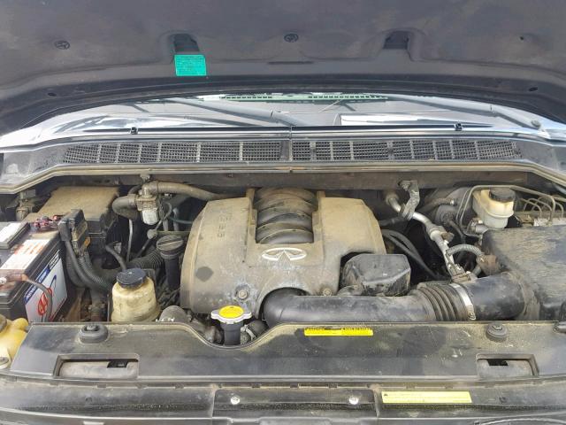 5N3AA08A24N808277 - 2004 INFINITI QX56 BLACK photo 7