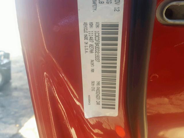 1C3CDFBA3DD219337 - 2013 DODGE DART SXT RED photo 10