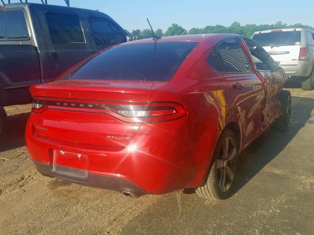 1C3CDFBA3DD219337 - 2013 DODGE DART SXT RED photo 4