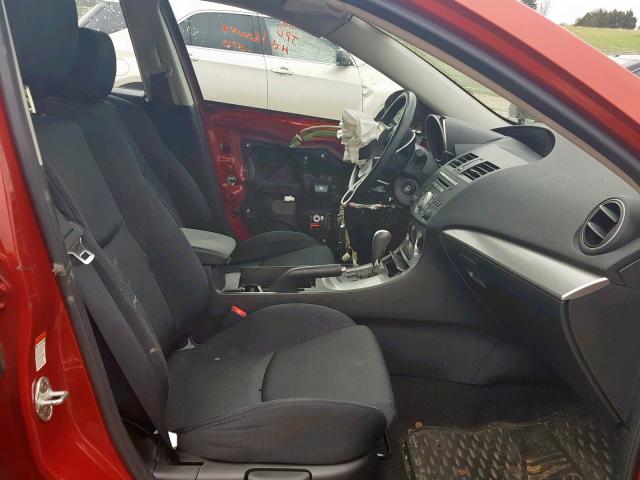 JM1BL1S5XA1101511 - 2010 MAZDA 3 S RED photo 5