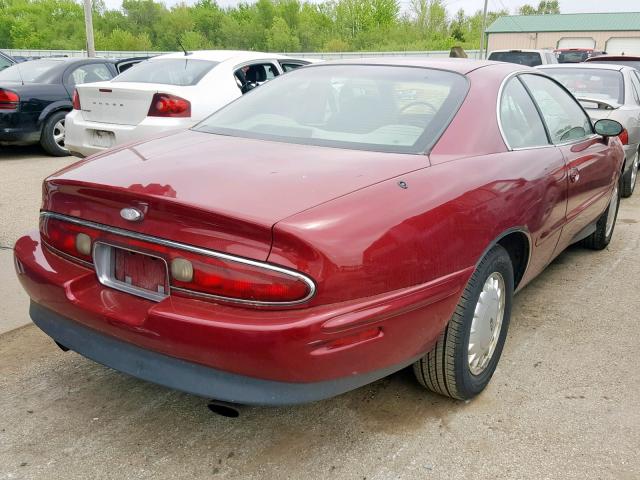1G4GD22K7T4716741 - 1996 BUICK RIVIERA RED photo 4