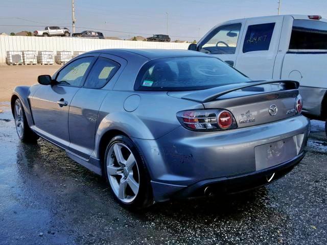 JM1FE17N550147411 - 2005 MAZDA RX8 GRAY photo 3