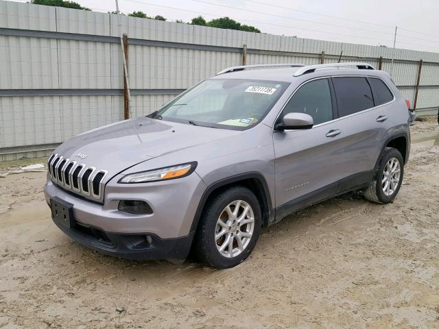 1C4PJLCB9HW604679 - 2017 JEEP CHEROKEE L SILVER photo 2