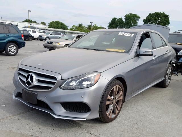 WDDHF5KB9EA998945 - 2014 MERCEDES-BENZ E 350 GRAY photo 2