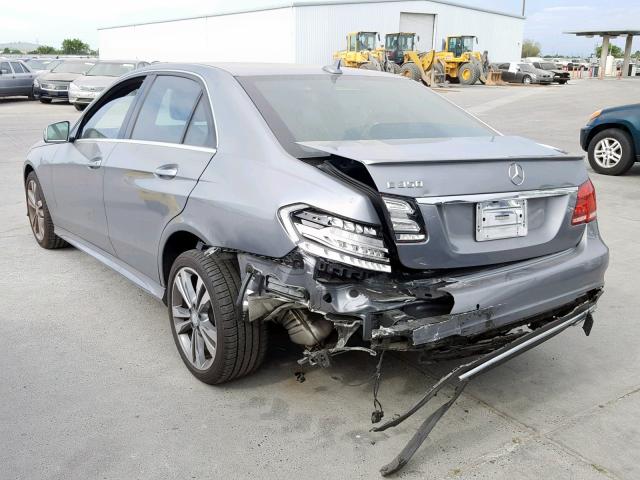 WDDHF5KB9EA998945 - 2014 MERCEDES-BENZ E 350 GRAY photo 3