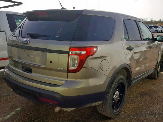 1FM5K8AR8DGC62952 - 2013 FORD EXPLORER P BEIGE photo 4