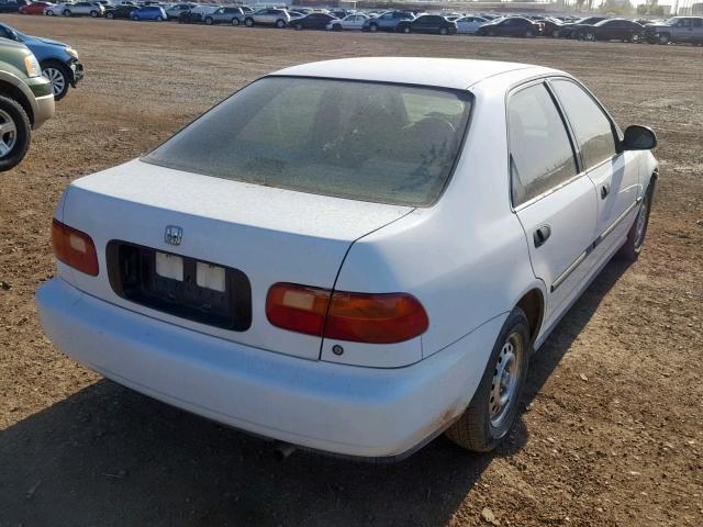 JHMEG8545PS036114 - 1993 HONDA CIVIC DX WHITE photo 4