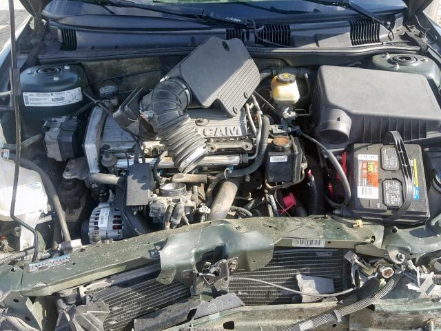 1G2NF52T4YM802150 - 2000 PONTIAC GRAND AM S GREEN photo 7