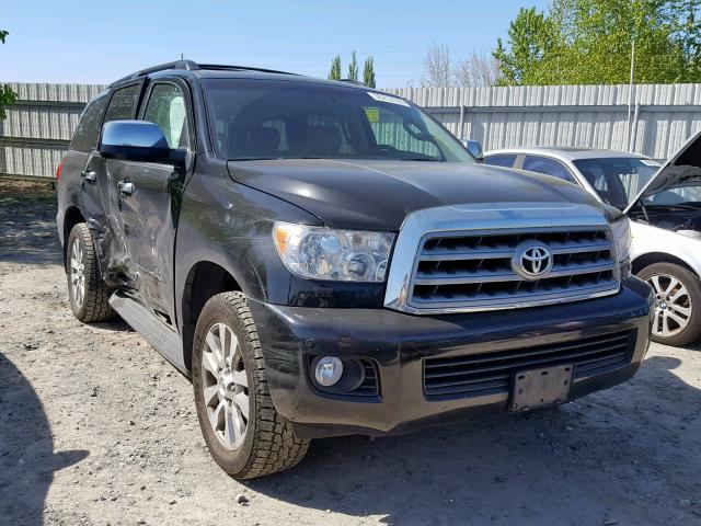 5TDJY5G16BS041953 - 2011 TOYOTA SEQUOIA LI BLACK photo 1