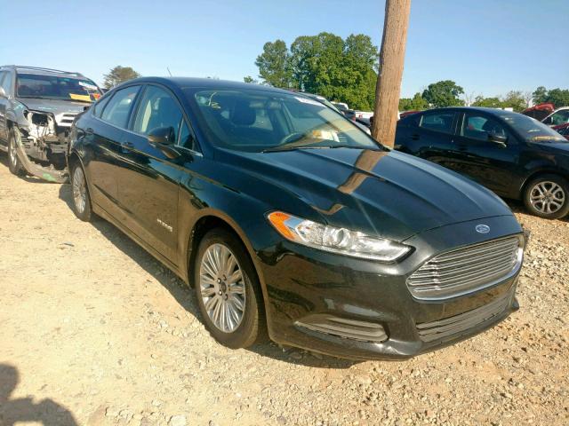 3FA6P0LU6GR360068 - 2016 FORD FUSION SE BLACK photo 1