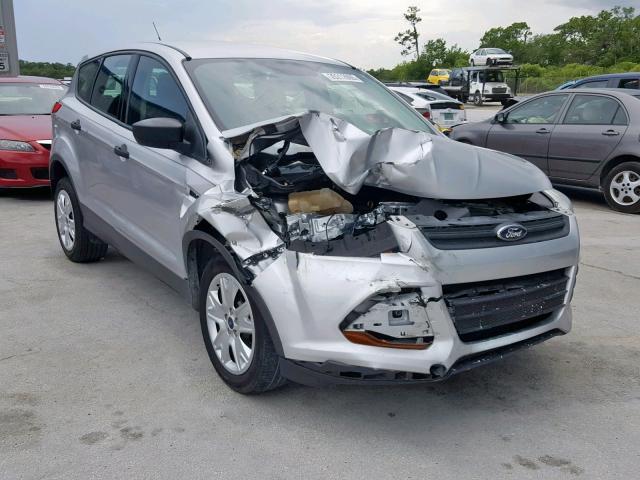 1FMCU0F72FUC01577 - 2015 FORD ESCAPE S SILVER photo 1