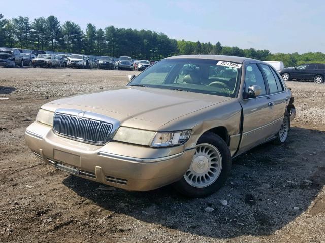 2MEFM75W1YX608254 - 2000 MERCURY GRAND MARQ TAN photo 2