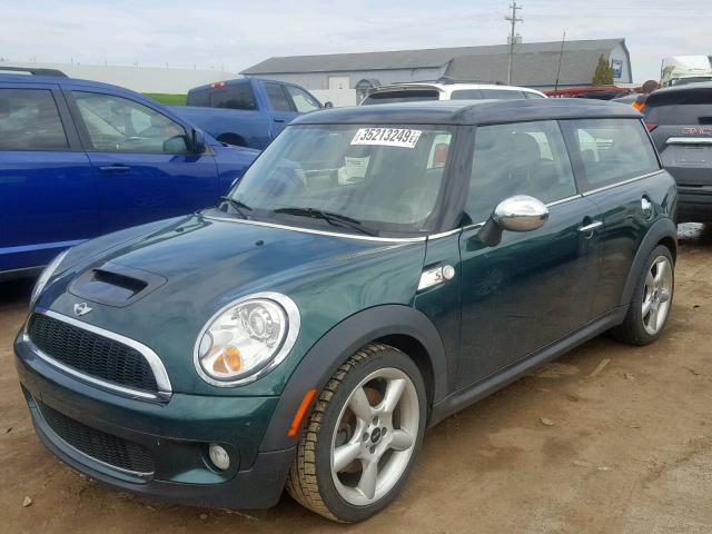 WMWMM33508TP71726 - 2008 MINI COOPER S C GREEN photo 2