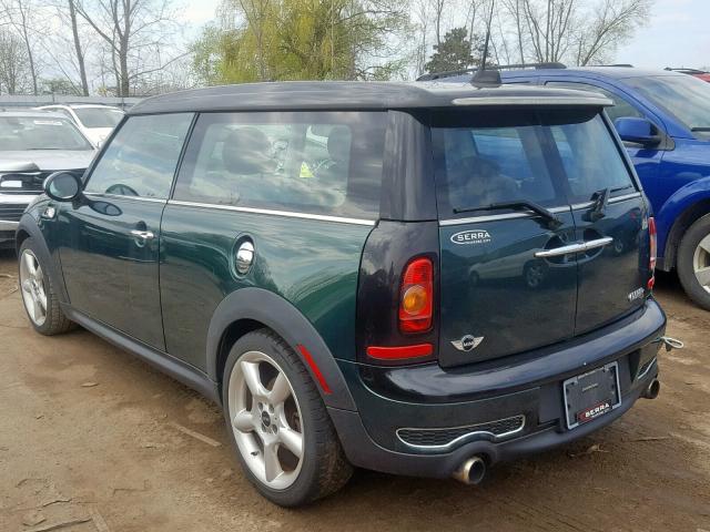 WMWMM33508TP71726 - 2008 MINI COOPER S C GREEN photo 3