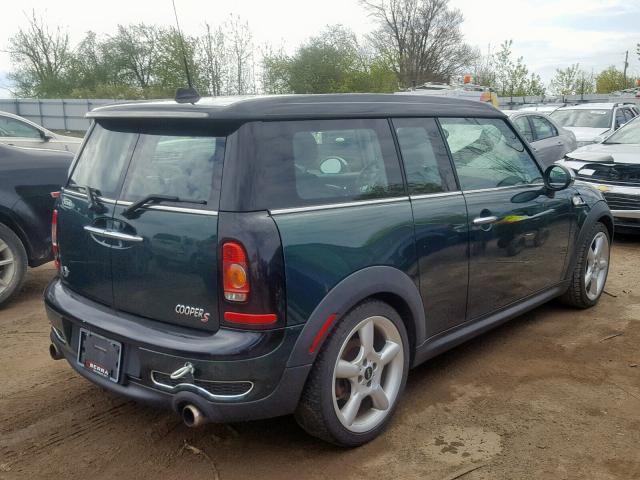 WMWMM33508TP71726 - 2008 MINI COOPER S C GREEN photo 4