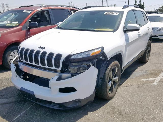 1C4PJMCBXJD555175 - 2018 JEEP CHEROKEE L WHITE photo 2