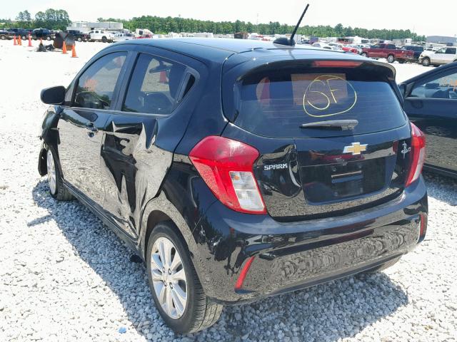 KL8CD6SA3HC763580 - 2017 CHEVROLET SPARK 1LT BLACK photo 3