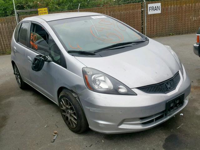 JHMGE8H36DC059134 - 2013 HONDA FIT SILVER photo 1