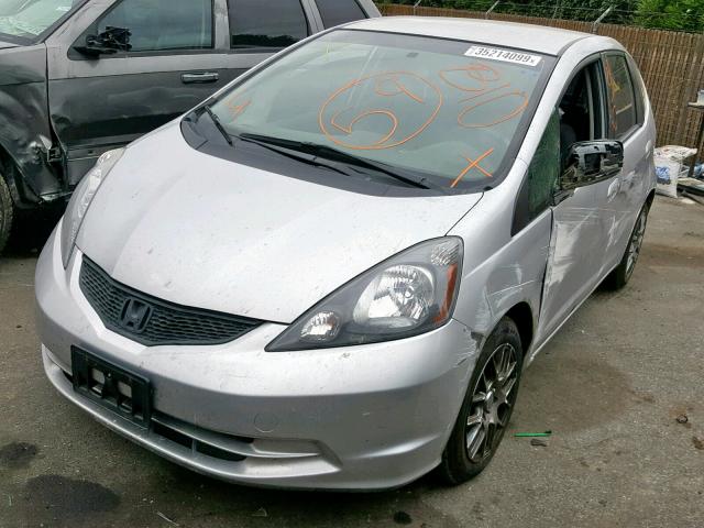 JHMGE8H36DC059134 - 2013 HONDA FIT SILVER photo 2