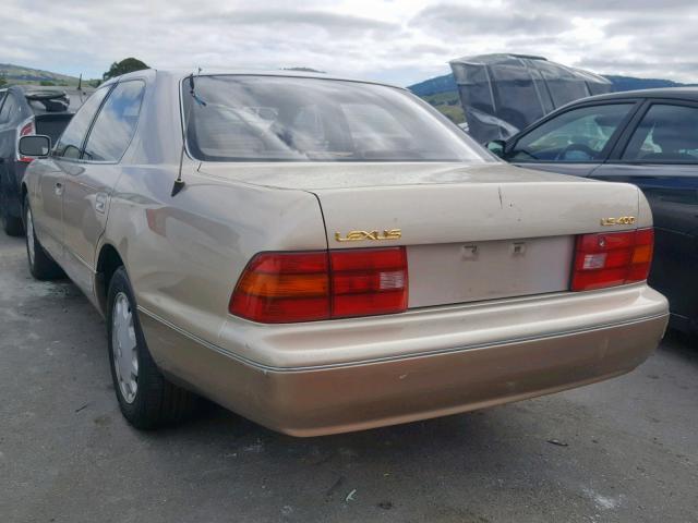 JT8BH28F8V0079056 - 1997 LEXUS LS 400 TAN photo 3