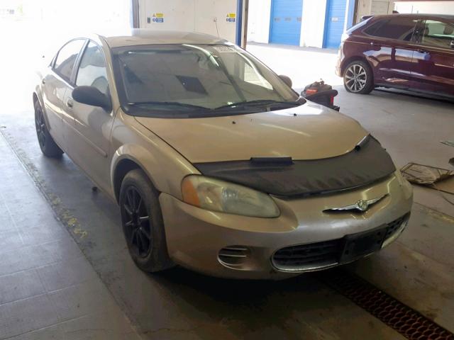 1C3EL46R02N210506 - 2002 CHRYSLER SEBRING LX TAN photo 1