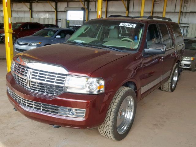 5LMJJ2H53CEL03061 - 2012 LINCOLN NAVIGATOR RED photo 2