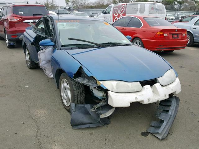 1G8ZY12722Z231037 - 2002 SATURN SC2 BLUE photo 1