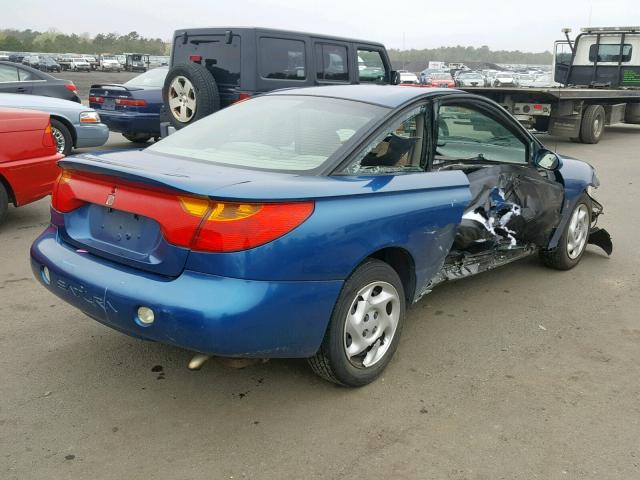 1G8ZY12722Z231037 - 2002 SATURN SC2 BLUE photo 4